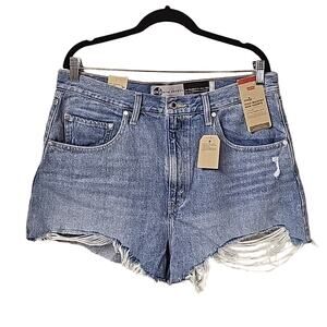 Levi's Silver Tab High-Waisted Mom Shorts Jean Shorts Womens Size 33 NEW